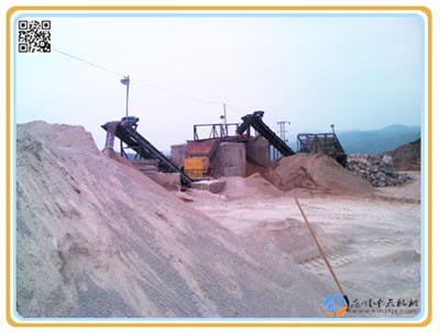 云南潞西?？俍CF60型制砂機生產(chǎn)現(xiàn)場