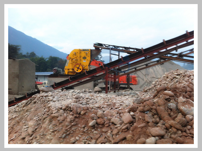 四川攀枝花日產800噸鵝卵石生產線