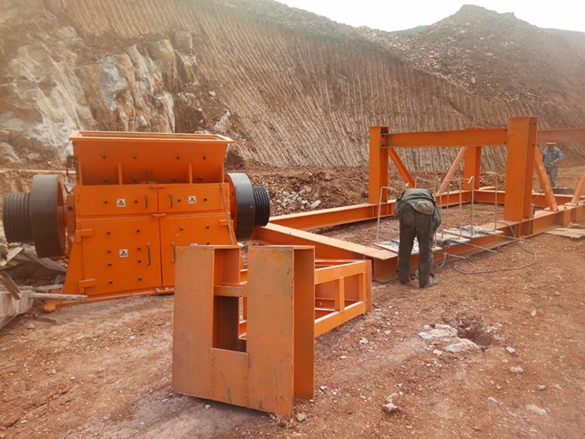 文山丘北孫總日產1100噸安裝現(xiàn)場